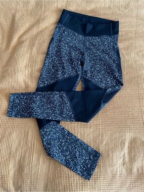 Speckled Navy Athletic Leggings